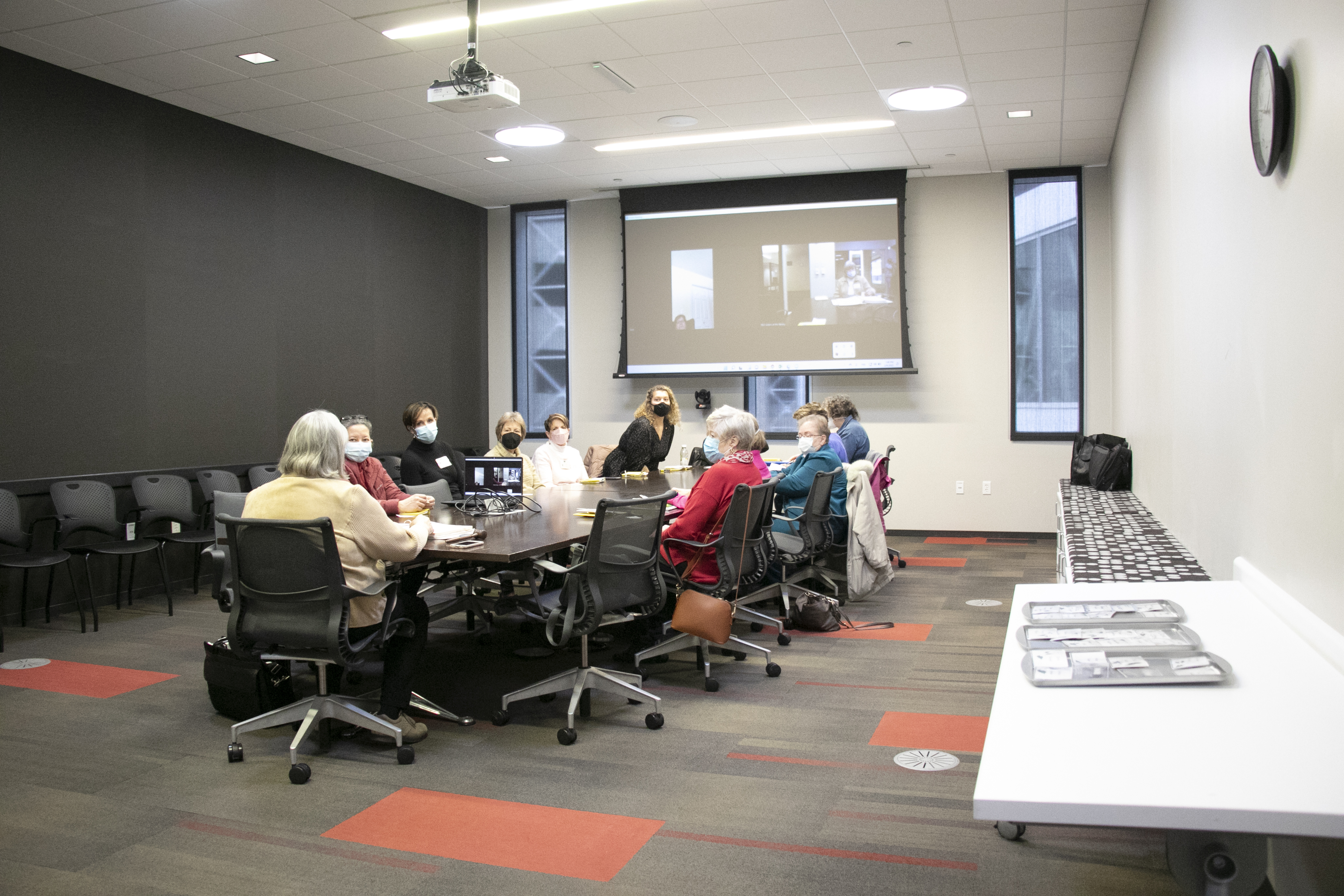 group meeting in conference room