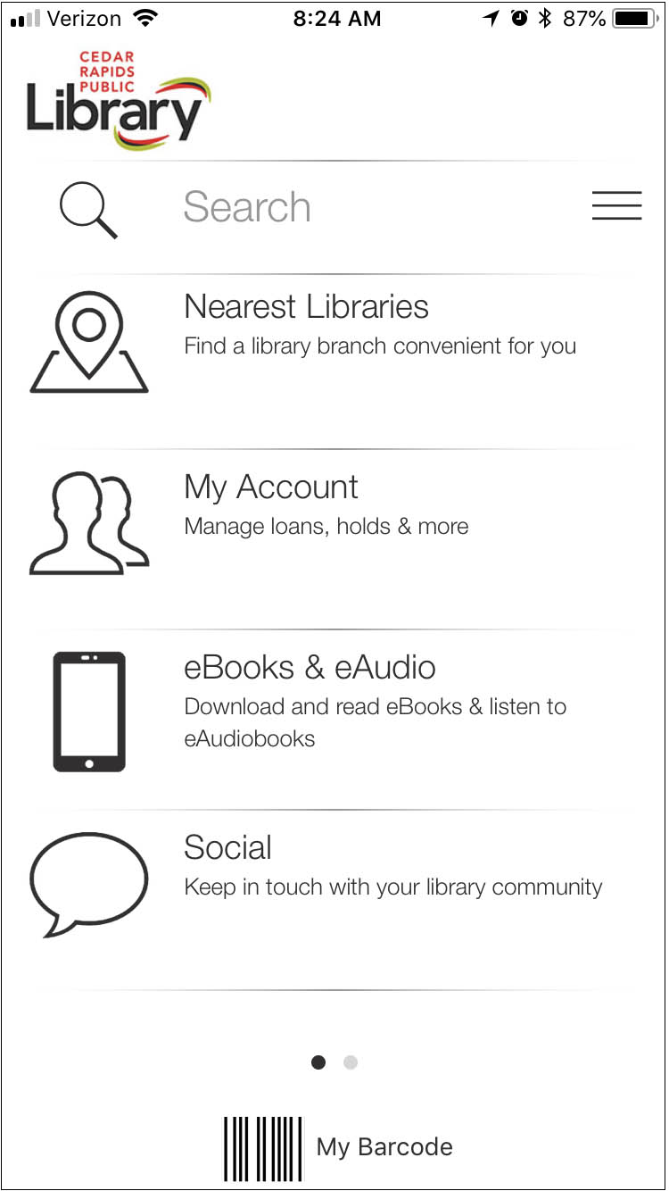 Public Library Mobile App