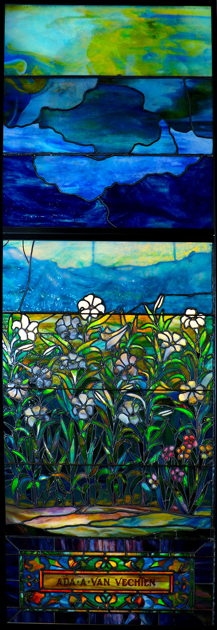 Ada Van Vechten Stained Glass Window without border