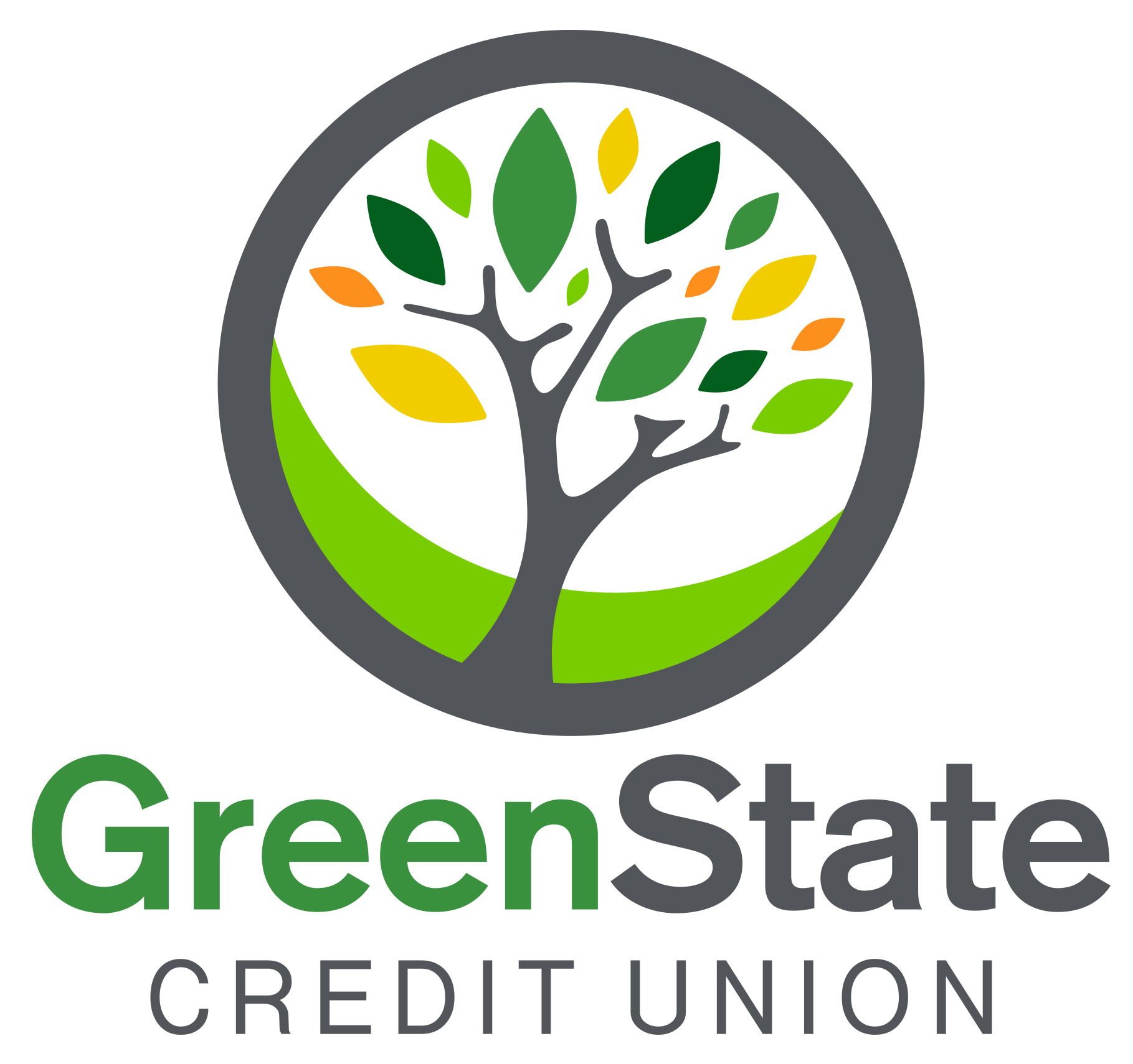 logo for green state credit union