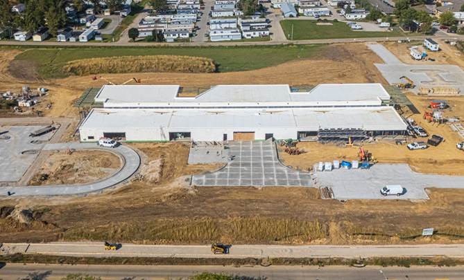 Busse Branch under construction 