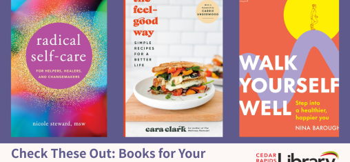 A graphic has bookd covers for New Year's Resolutions.