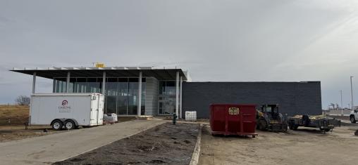 Image of the Construction on the new Busse Branch
