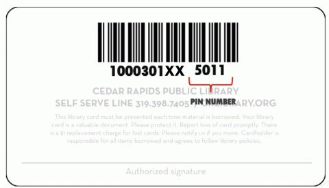 Your PIN number is the last four digits of your student ID.
