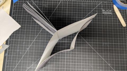 Drum-Leaf Book creation process with tools